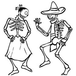 Página para colorir: Dia dos Mortos (Feriados e Celebrações) #60248 - Páginas para Colorir Imprimíveis Gratuitamente