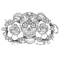 Página para colorir: Dia dos Mortos (Feriados e Celebrações) #60298 - Páginas para Colorir Imprimíveis Gratuitamente