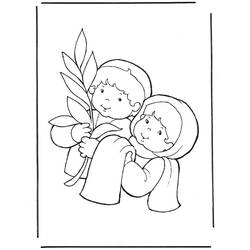 Página para colorir: Domingo de Ramos (Feriados e Celebrações) #210840 - Páginas para Colorir Imprimíveis Gratuitamente