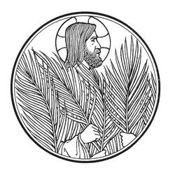 Página para colorir: Domingo de Ramos (Feriados e Celebrações) #210854 - Páginas para Colorir Imprimíveis Gratuitamente
