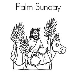 Página para colorir: Domingo de Ramos (Feriados e Celebrações) #210859 - Páginas para Colorir Imprimíveis Gratuitamente