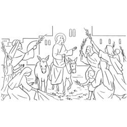 Página para colorir: Domingo de Ramos (Feriados e Celebrações) #60308 - Páginas para Colorir Imprimíveis Gratuitamente