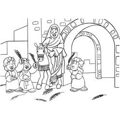 Página para colorir: Domingo de Ramos (Feriados e Celebrações) #60324 - Páginas para Colorir Imprimíveis Gratuitamente