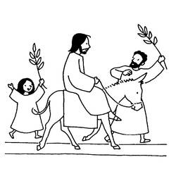 Página para colorir: Domingo de Ramos (Feriados e Celebrações) #60325 - Páginas para Colorir Imprimíveis Gratuitamente
