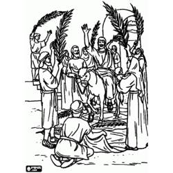 Página para colorir: Domingo de Ramos (Feriados e Celebrações) #60328 - Páginas para Colorir Imprimíveis Gratuitamente