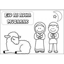 Desenhos para colorir: Eid Mubarak - Páginas para Colorir Imprimíveis Gratuitamente