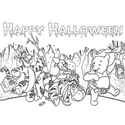 Desenhos para colorir: Halloween Disney - Páginas para Colorir Imprimíveis Gratuitamente