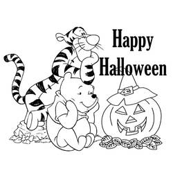 Desenho Halloween Disney (Feriados e Celebrações) #200225 para imprimir e colorir