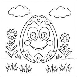 Página para colorir: Ovo de Páscoa (Feriados e Celebrações) #216061 - Páginas para Colorir Imprimíveis Gratuitamente