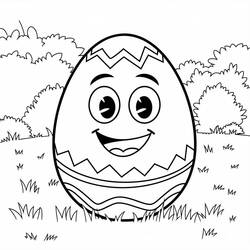 Página para colorir: Ovo de Páscoa (Feriados e Celebrações) #216062 - Páginas para Colorir Imprimíveis Gratuitamente