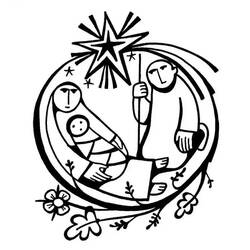 Desenhos para colorir: Presépio - Páginas para Colorir Imprimíveis Gratuitamente