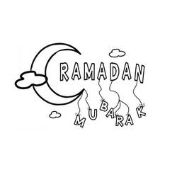 Desenhos para colorir: Ramadão - Páginas para Colorir Imprimíveis Gratuitamente