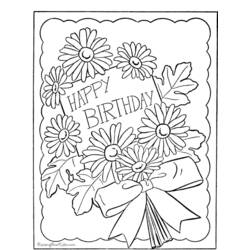 Página para colorir: Aniversário (Feriados e Ocasiões Especiais) #57076 - Páginas para Colorir Imprimíveis Gratuitamente