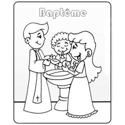 Página para colorir: Batismo (Feriados e Ocasiões Especiais) #57459 - Páginas para Colorir Imprimíveis Gratuitamente