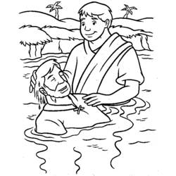 Página para colorir: Batismo (Feriados e Ocasiões Especiais) #57473 - Páginas para Colorir Imprimíveis Gratuitamente