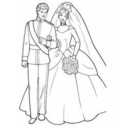 Página para colorir: Casado (Feriados e Ocasiões Especiais) #55946 - Páginas para Colorir Imprimíveis Gratuitamente