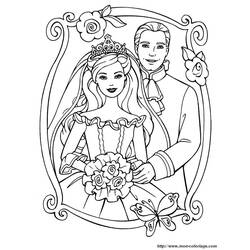 Página para colorir: Casado (Feriados e Ocasiões Especiais) #55959 - Páginas para Colorir Imprimíveis Gratuitamente