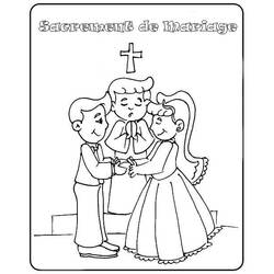 Página para colorir: Casado (Feriados e Ocasiões Especiais) #56009 - Páginas para Colorir Imprimíveis Gratuitamente