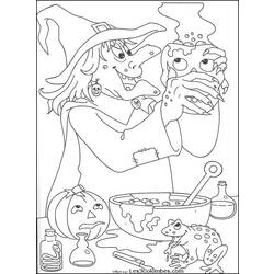 Página para colorir: dia das Bruxas (Feriados e Ocasiões Especiais) #55450 - Páginas para Colorir Imprimíveis Gratuitamente