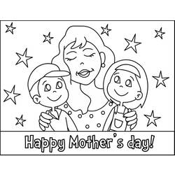 Página para colorir: Dia das Mães (Feriados e Ocasiões Especiais) #129768 - Páginas para Colorir Imprimíveis Gratuitamente