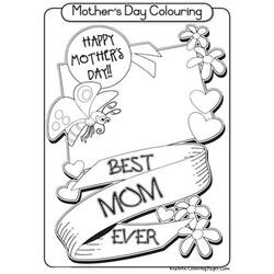 Página para colorir: Dia das Mães (Feriados e Ocasiões Especiais) #129788 - Páginas para Colorir Imprimíveis Gratuitamente