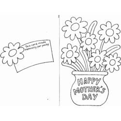 Página para colorir: Dia das Mães (Feriados e Ocasiões Especiais) #129840 - Páginas para Colorir Imprimíveis Gratuitamente