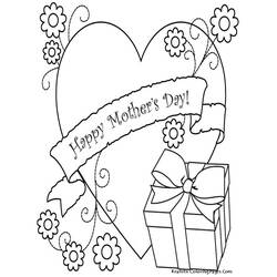 Página para colorir: Dia das Mães (Feriados e Ocasiões Especiais) #129846 - Páginas para Colorir Imprimíveis Gratuitamente