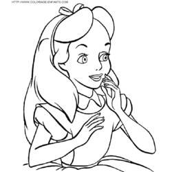 Página para colorir: Alice no Pais das Maravilhas (Filmes animados) #127887 - Páginas para Colorir Imprimíveis Gratuitamente