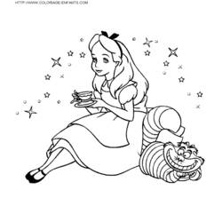 Página para colorir: Alice no Pais das Maravilhas (Filmes animados) #127889 - Páginas para Colorir Imprimíveis Gratuitamente