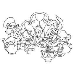 Página para colorir: Alice no Pais das Maravilhas (Filmes animados) #127894 - Páginas para Colorir Imprimíveis Gratuitamente