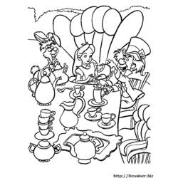 Página para colorir: Alice no Pais das Maravilhas (Filmes animados) #127912 - Páginas para Colorir Imprimíveis Gratuitamente