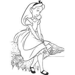 Página para colorir: Alice no Pais das Maravilhas (Filmes animados) #127948 - Páginas para Colorir Imprimíveis Gratuitamente