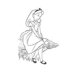 Página para colorir: Alice no Pais das Maravilhas (Filmes animados) #128020 - Páginas para Colorir Imprimíveis Gratuitamente