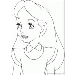 Página para colorir: Alice no Pais das Maravilhas (Filmes animados) #128028 - Páginas para Colorir Imprimíveis Gratuitamente