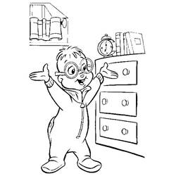 Página para colorir: Alvin e os Esquilos (Filmes animados) #128258 - Páginas para Colorir Imprimíveis Gratuitamente