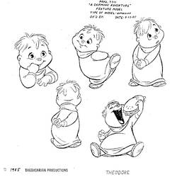 Página para colorir: Alvin e os Esquilos (Filmes animados) #128283 - Páginas para Colorir Imprimíveis Gratuitamente