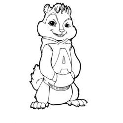 Página para colorir: Alvin e os Esquilos (Filmes animados) #128285 - Páginas para Colorir Imprimíveis Gratuitamente