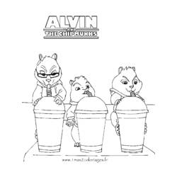 Página para colorir: Alvin e os Esquilos (Filmes animados) #128291 - Páginas para Colorir Imprimíveis Gratuitamente