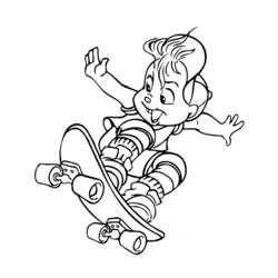 Página para colorir: Alvin e os Esquilos (Filmes animados) #128351 - Páginas para Colorir Imprimíveis Gratuitamente