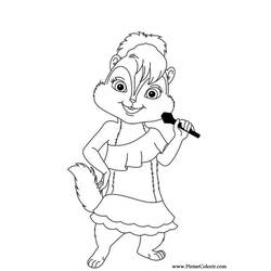 Página para colorir: Alvin e os Esquilos (Filmes animados) #128395 - Páginas para Colorir Imprimíveis Gratuitamente