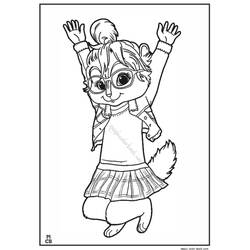 Página para colorir: Alvin e os Esquilos (Filmes animados) #128410 - Páginas para Colorir Imprimíveis Gratuitamente