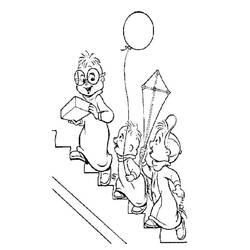 Página para colorir: Alvin e os Esquilos (Filmes animados) #128416 - Páginas para Colorir Imprimíveis Gratuitamente