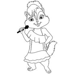 Página para colorir: Alvin e os Esquilos (Filmes animados) #128452 - Páginas para Colorir Imprimíveis Gratuitamente