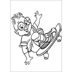 Página para colorir: Alvin e os Esquilos (Filmes animados) #128466 - Páginas para Colorir Imprimíveis Gratuitamente
