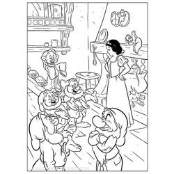 Página para colorir: Branca de Neve e os Sete Anões (Filmes animados) #133831 - Páginas para Colorir Imprimíveis Gratuitamente