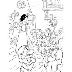 Página para colorir: Branca de Neve e os Sete Anões (Filmes animados) #133845 - Páginas para Colorir Imprimíveis Gratuitamente