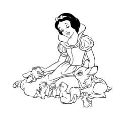 Página para colorir: Branca de Neve e os Sete Anões (Filmes animados) #133895 - Páginas para Colorir Imprimíveis Gratuitamente