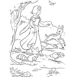 Página para colorir: Branca de Neve e os Sete Anões (Filmes animados) #133915 - Páginas para Colorir Imprimíveis Gratuitamente