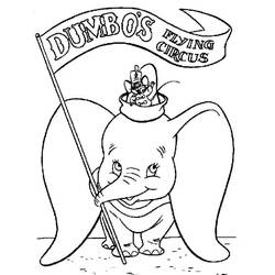 Página para colorir: Dumbo (Filmes animados) #170575 - Páginas para Colorir Imprimíveis Gratuitamente
