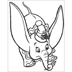 Página para colorir: Dumbo (Filmes animados) #170602 - Páginas para Colorir Imprimíveis Gratuitamente